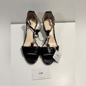 Vintage Style COACH Heels Peek A Boo Style